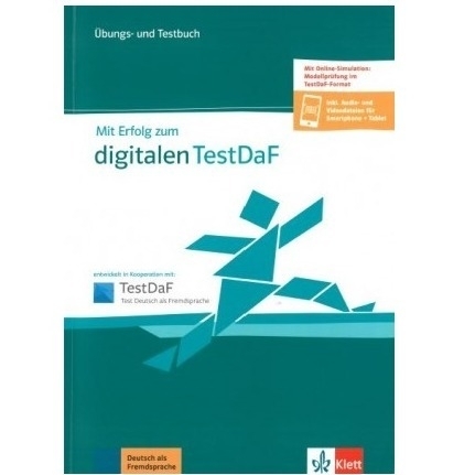 کتاب آزمون آلمانی میت ارفولگ زوم دیجیتال تست داف Mit erfolg zum digitalen TestDaf