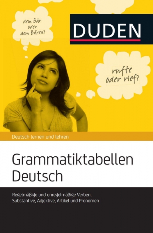 کتاب آلمانی Grammatiktabellen Deutsch Duden