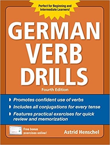 کتاب آلمانی German Verb Drills Fourth Edition