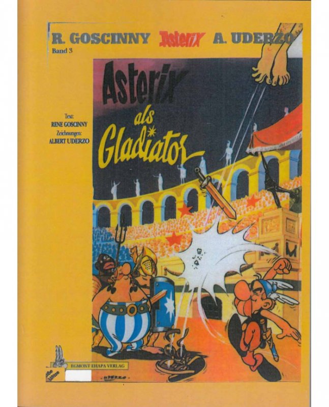 کتاب آستریکس آلز گلادیاتور asterix als gladiator