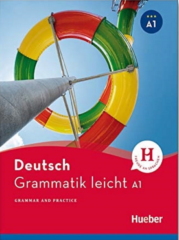 کتاب گرامر آلمانی دویچ گراماتیک لایشت Deutsch Grammatik leicht A1 سیاه سفید