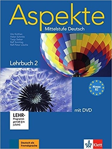 کتاب آلمانی اسپکته Aspekte B2 mittelstufe deutsch lehrbuch 2 Arbeitsbuch mit قدیمی
