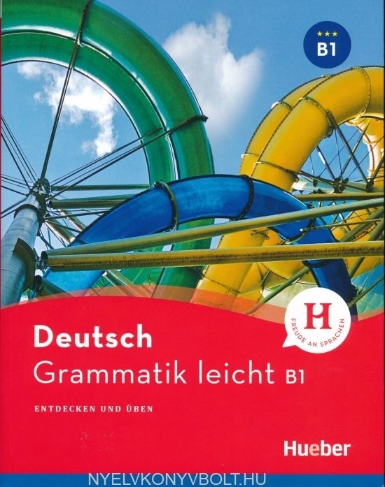 کتاب گرامر آلمانی دویچ گراماتیک لایشت Deutsch Grammatik leicht B1 رنگی
