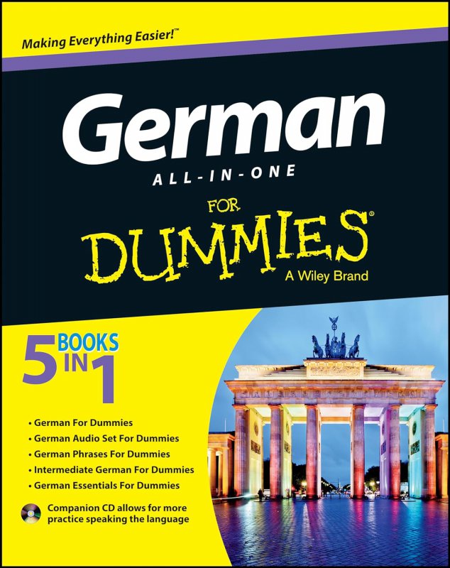 کتاب آلمانی جرمن فور دامیز German All in One for Dummies
